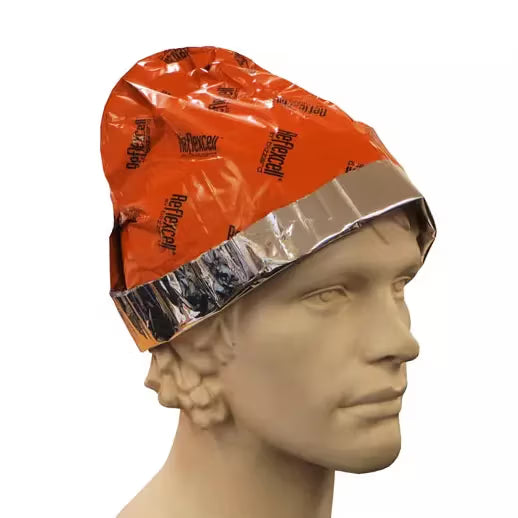 Blizzard Beanie Orange – Wärmeschutzmütze Reflexcell™