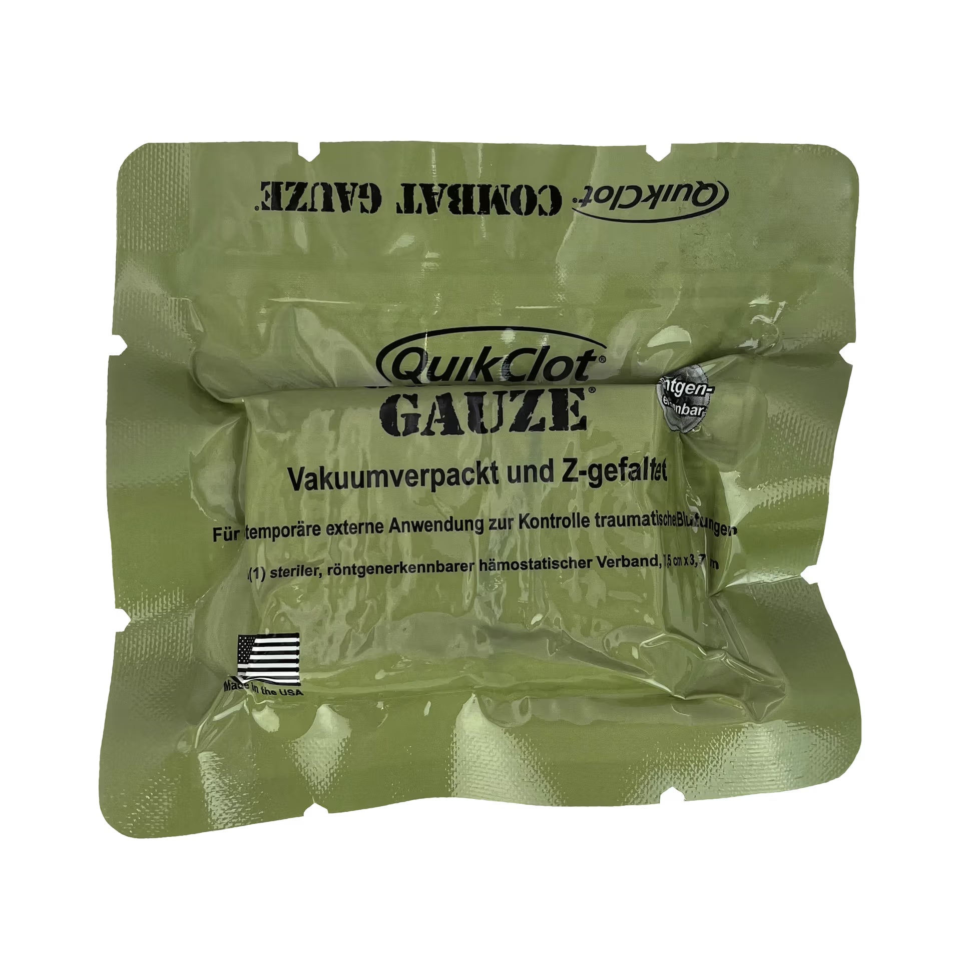 QuikClot® Z-Fold Gauze – Hämostatische Gaze 370 cm