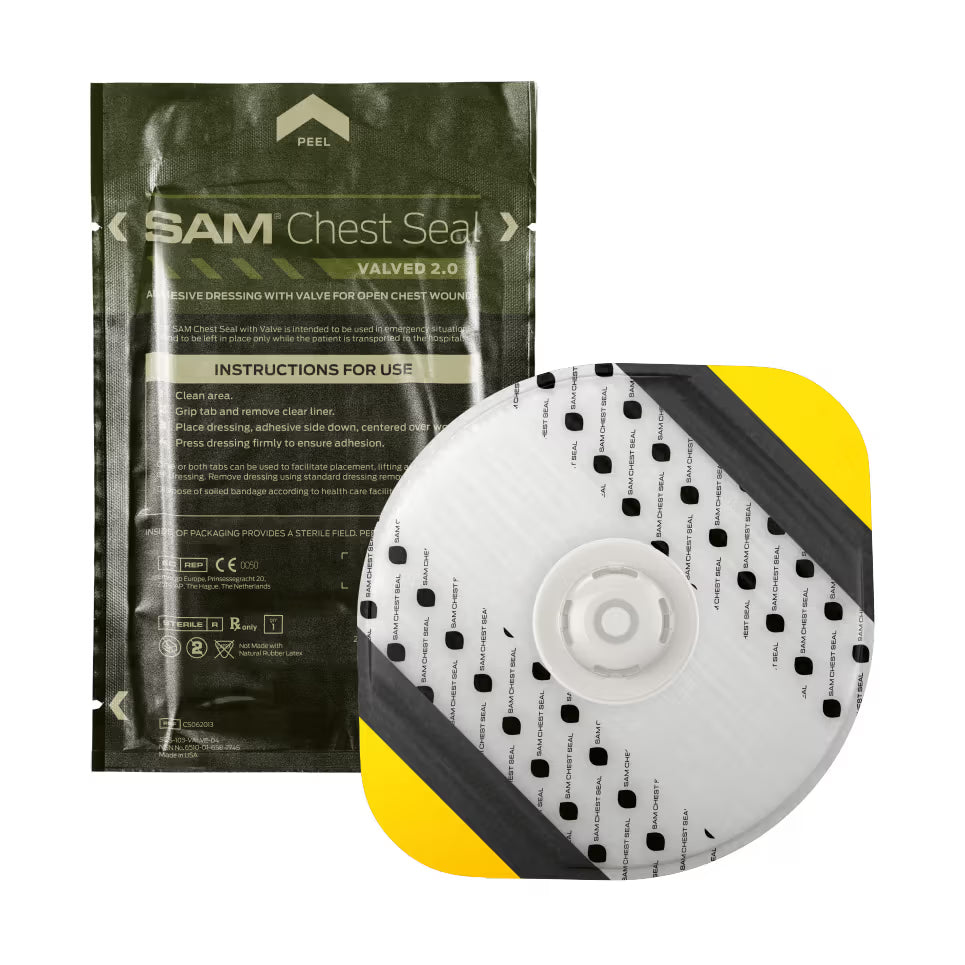 SAM® Chest Seal – Okklusiver Thoraxverband ohne Ventil