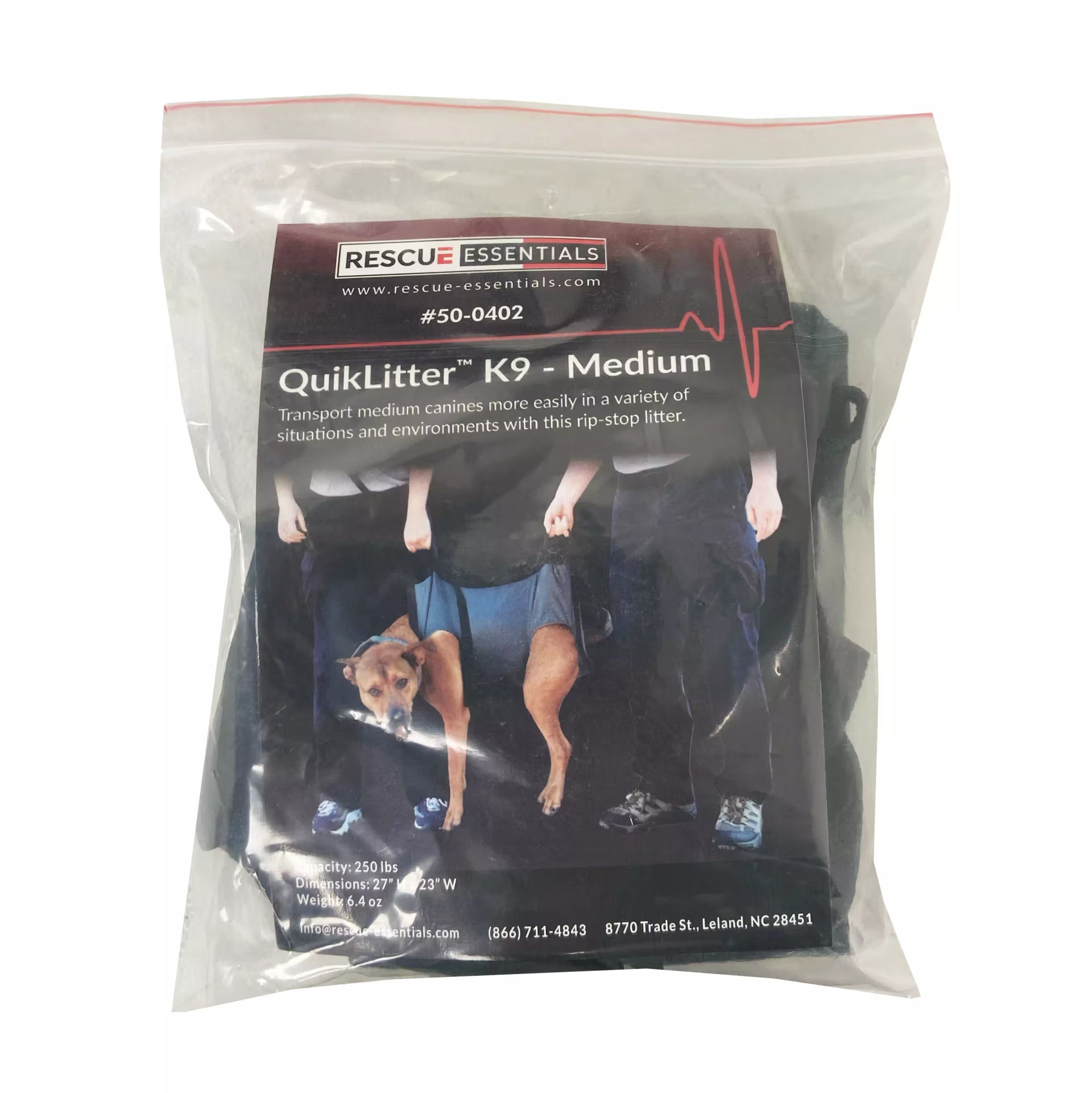 K9 QuikLitter Rescue Essentials – Tragetuch für Diensthunde
