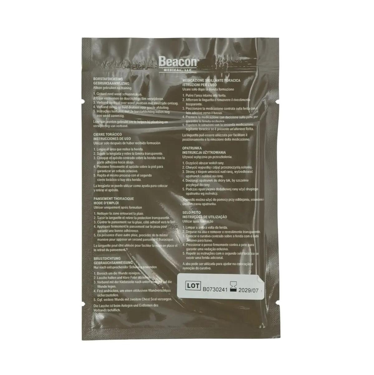 Beacon™ Chest Seal Vented – Thoraxverband 1 Stk - Critical Knowledge
