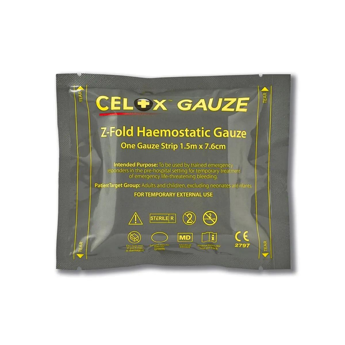 Celox™ Gauze – Hämostatische Gaze Blutungskontrolle - Critical Knowledge