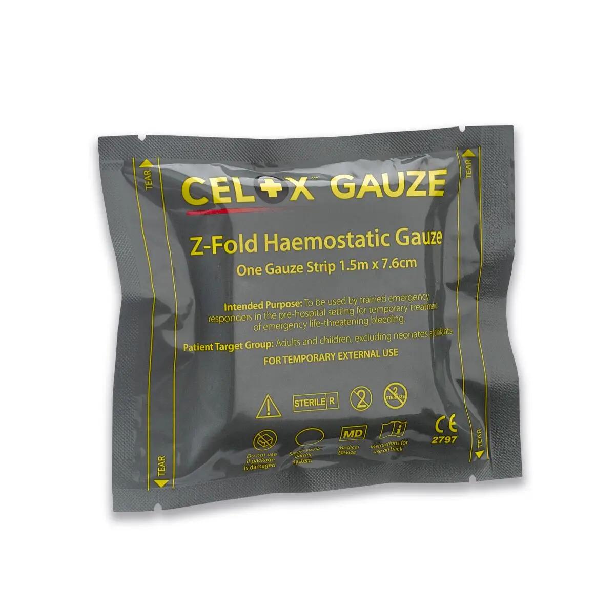 Celox™ Gauze - Hämostatische Gaze für schnelle Blutstillung - Critical Knowledge