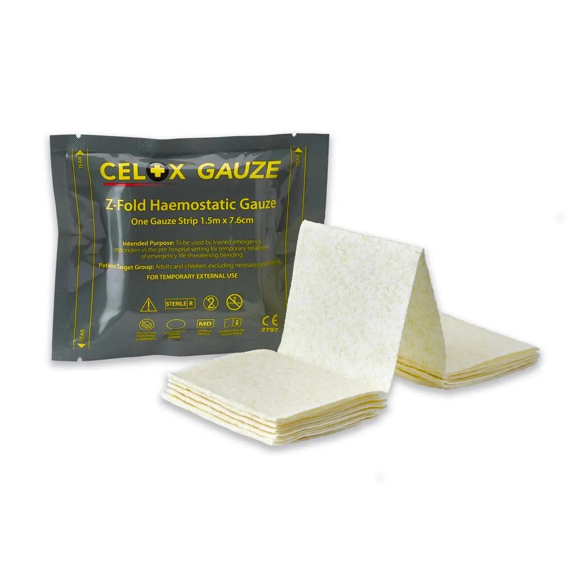Celox™ Gauze - Hämostatische Gaze für schnelle Blutstillung - Critical Knowledge