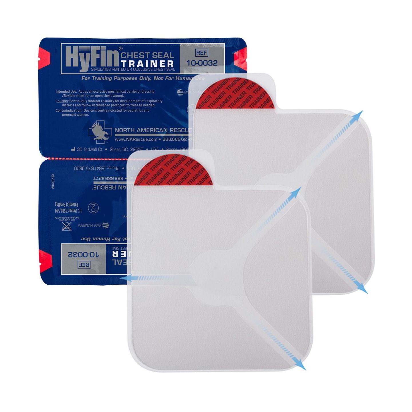NAR Hyfin Chest Seal Twin Pack Trainer, 2 Stk - Critical Knowledge
