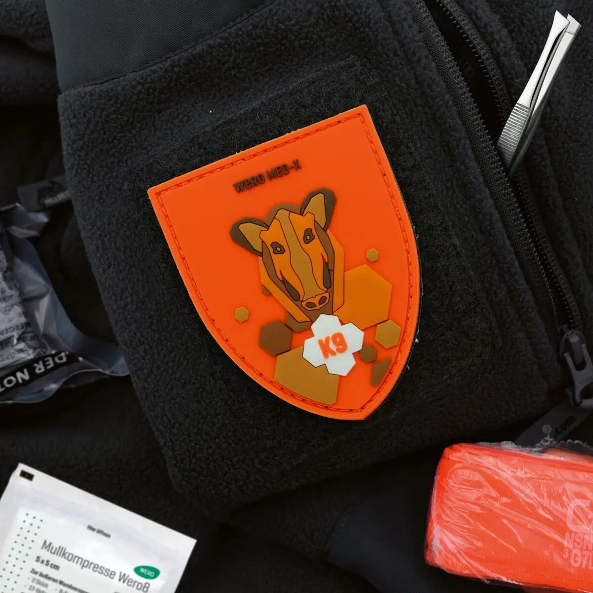 Patch WERO MED - X® K9 Hunter Medic Pack – Rubber Patch Wappenform - Critical Knowledge