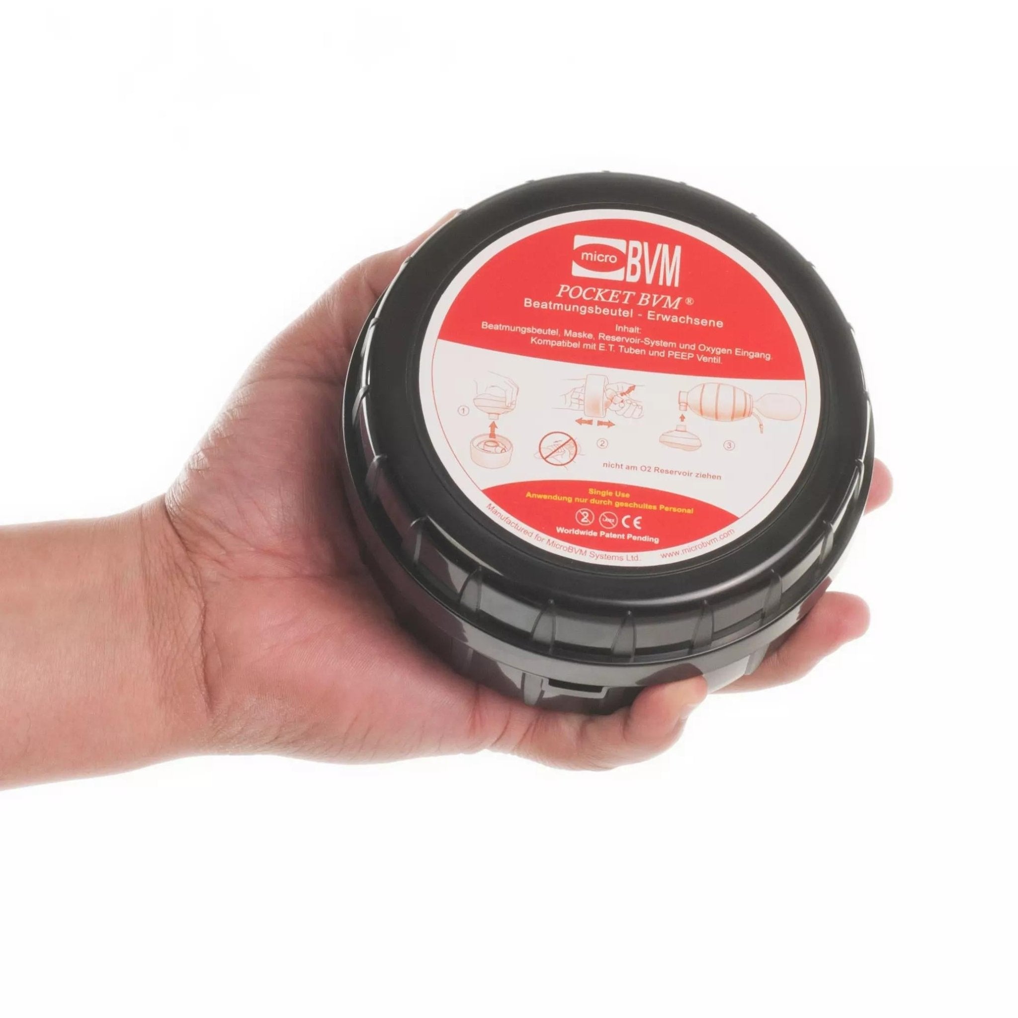 Pocket BVM® – Kompakter Einmal - Beatmungsbeutel - Critical Knowledge