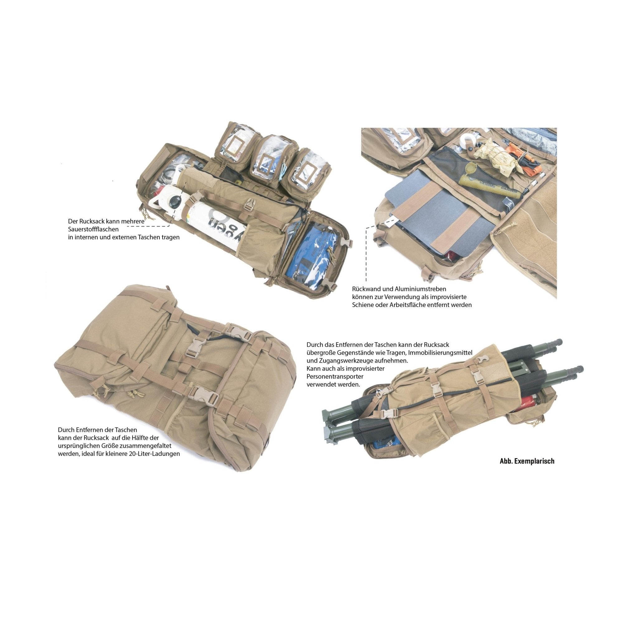 Prometheus Lacuna Medical Bergan – Professioneller Notfallrucksack L - Critical Knowledge