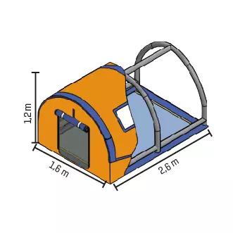 RIGLOO Rescuer Rettungszelt – Aufblasbares Notfallzelt Hypothermie - Critical Knowledge