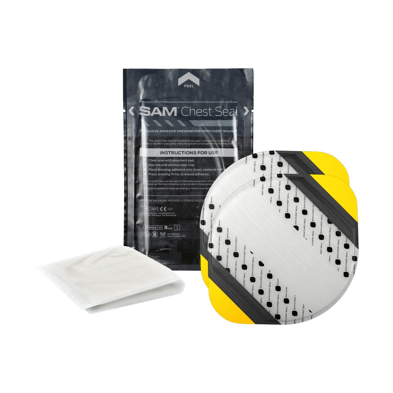 SAM® Chest Seal – Okklusiver Thoraxverband ohne Ventil - Critical Knowledge