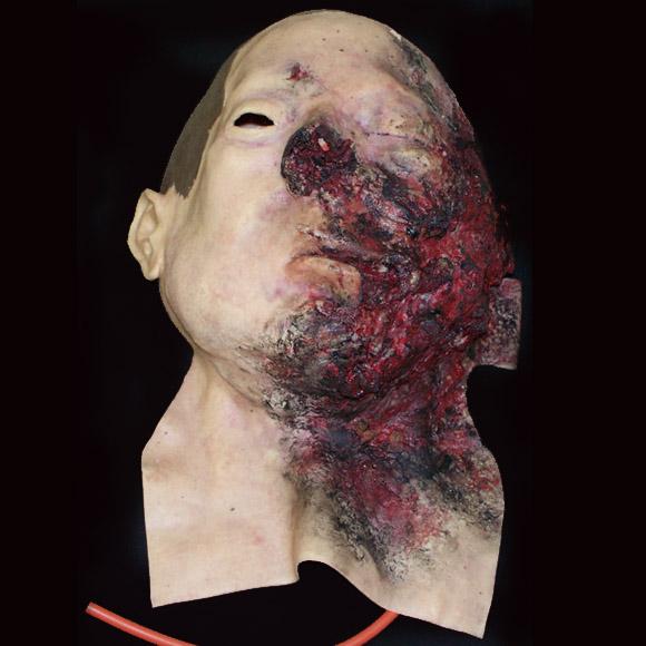 Techline Moulage Explosionsgesicht mit hartem Knochen (Komplettmaske) - Critical Knowledge