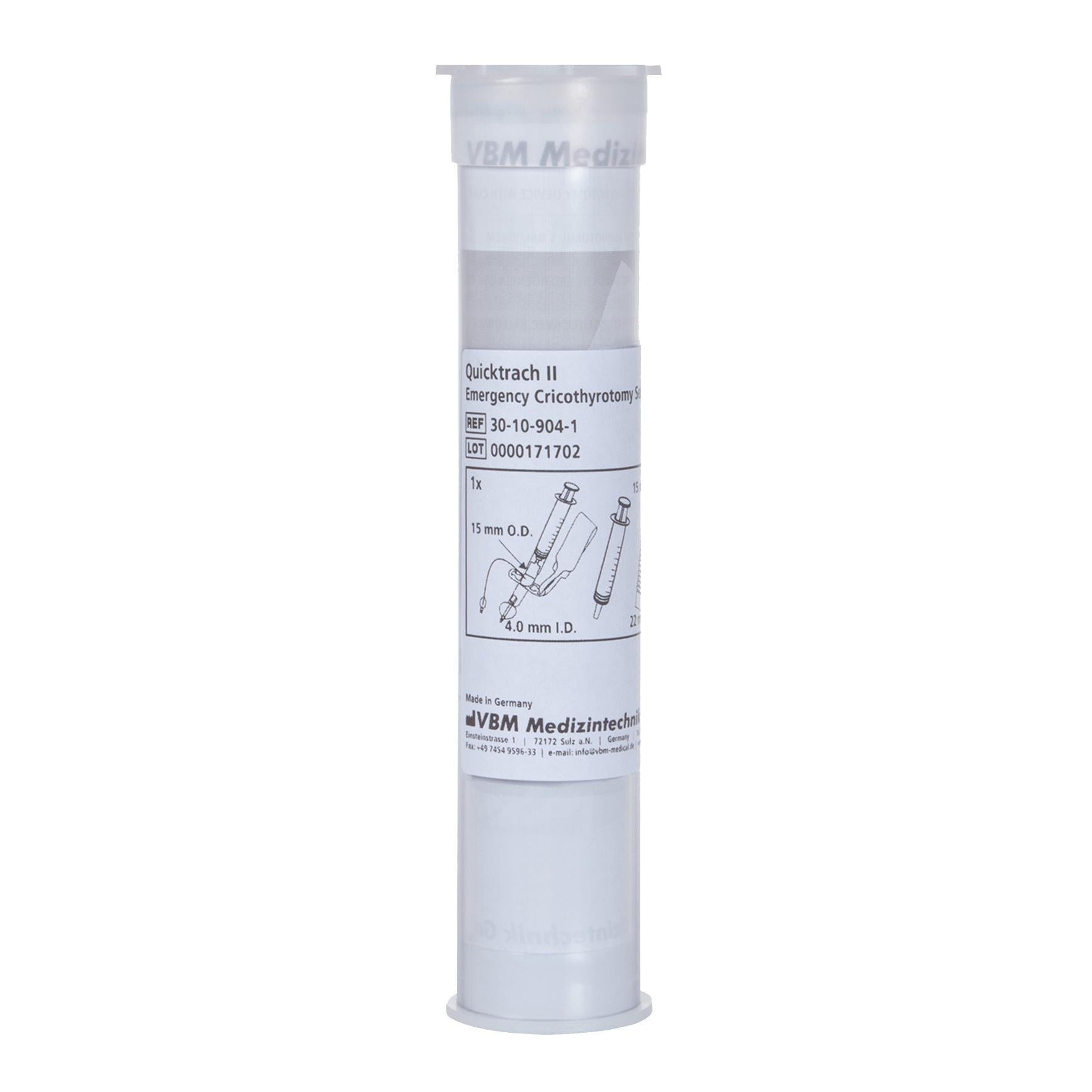 VBM Quicktrach II – Punktionskoniotomie - Set CICO - Critical Knowledge