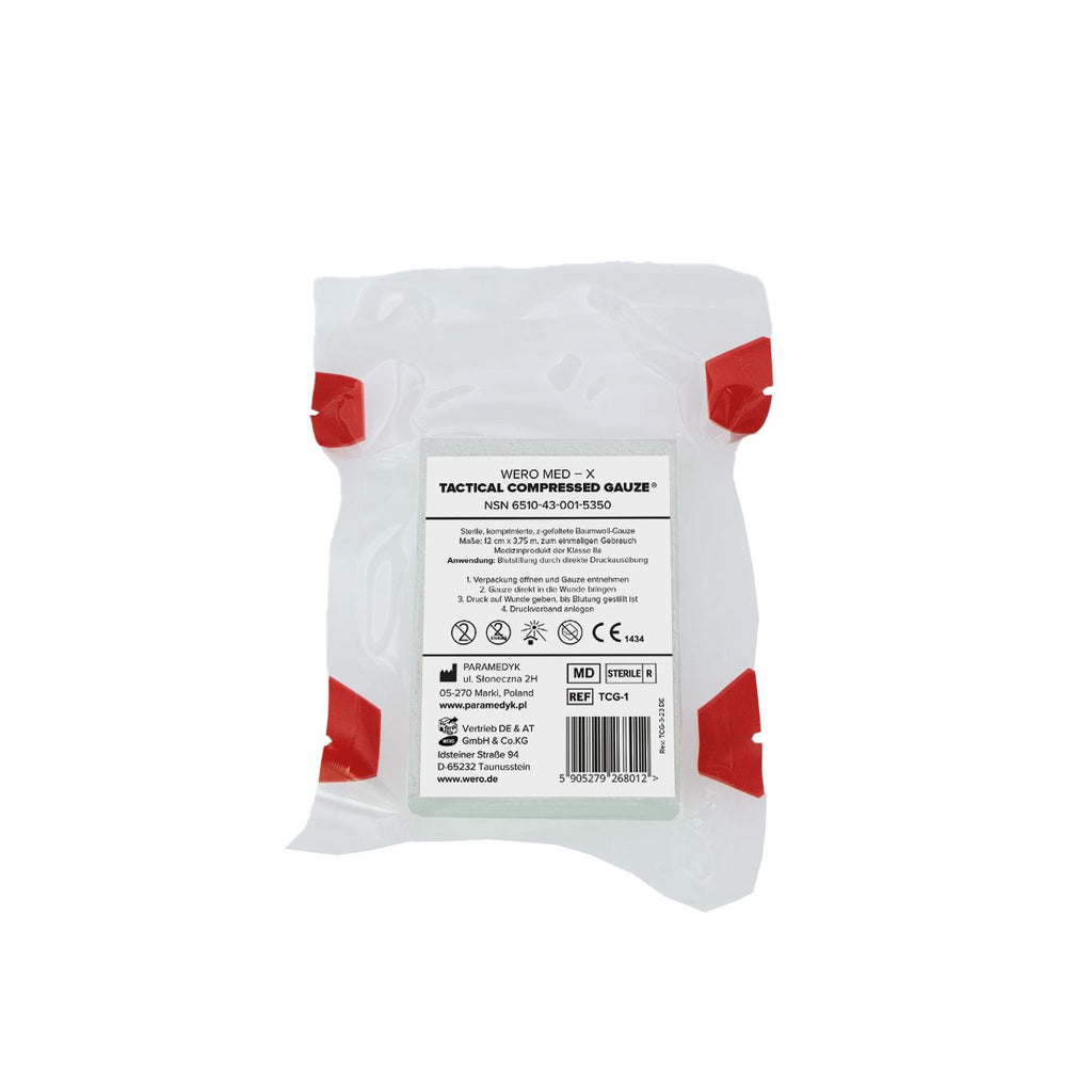 WERO MED - X® Tactical Compressed Gauze – Wundgaze - Critical Knowledge