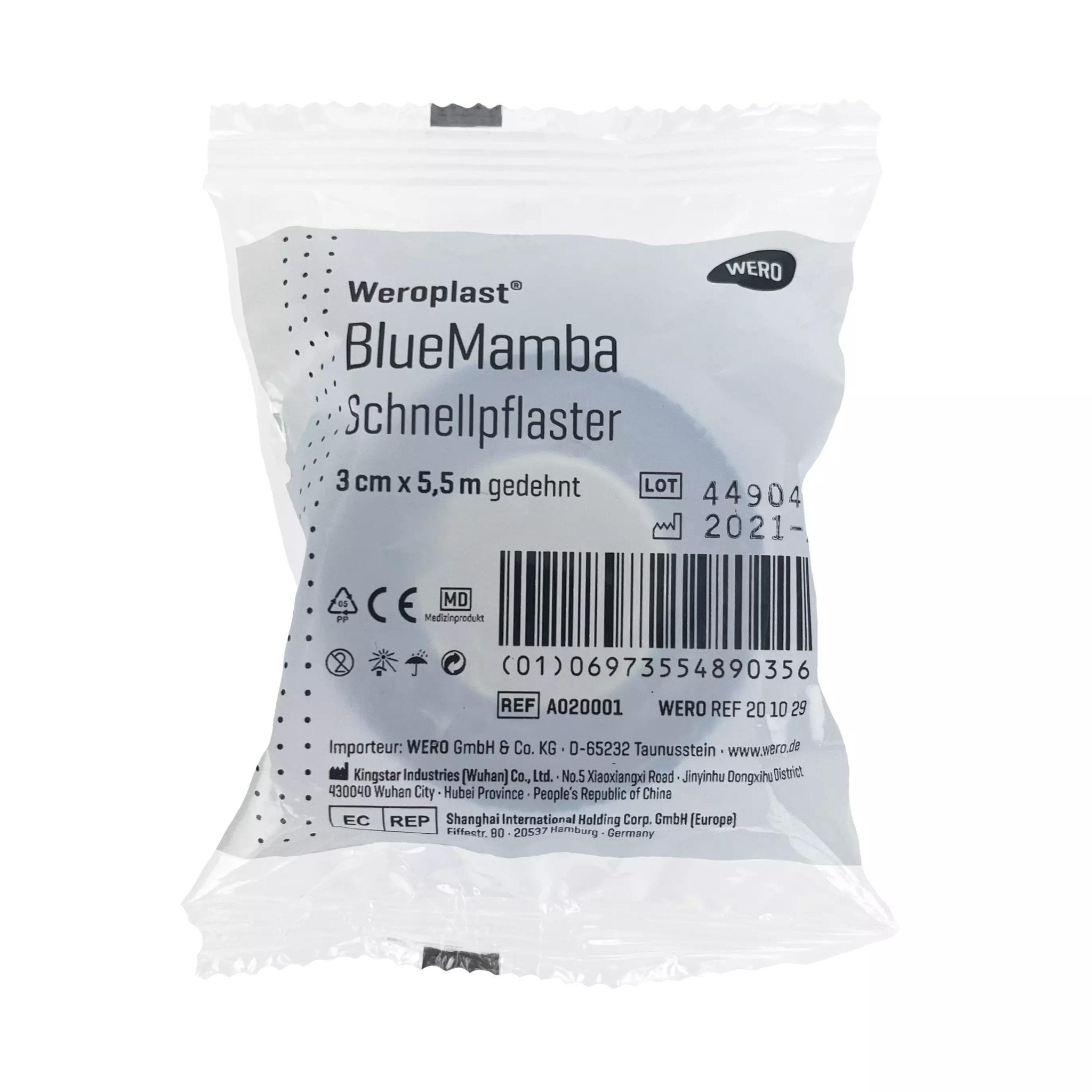 Weroplast® BlueMamba Schnellpflaster – Standard - Critical Knowledge